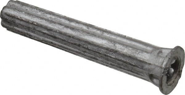 Powers Fasteners - 1/4" Diam, 1/4" Drill, 1-1/2" OAL, 2-3/4" Min Embedment Plug Concrete Anchor - Lead Alloy - Exact Tooling