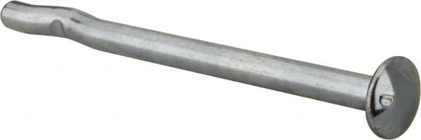 Powers Fasteners - 3/16" Diam, 3/16" Drill, 3" OAL, 1-1/4" Min Embedment Split-Drive Concrete Anchor - Grade 8.2 Steel, Zinc-Plated Finish, Mushroom Head - Exact Tooling