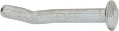 Powers Fasteners - 1/4" Diam, 1/4" Drill, 2" OAL, 1-1/4" Min Embedment Split-Drive Concrete Anchor - Grade 8.2 Steel, Zinc-Plated Finish, Mushroom Head - Exact Tooling