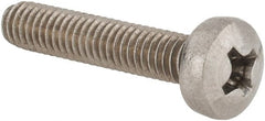 Value Collection - M4x0.70 Metric Coarse, 20mm Length Under Head Phillips Drive Machine Screw - Pan Head, Grade 18-8 Stainless Steel, Uncoated, Without Washer - Exact Tooling