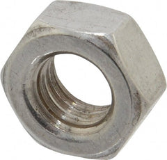 Value Collection - M8x1.25 Stainless Steel Right Hand Hex Nut - 13mm Across Flats, 6.5mm High, Uncoated - Exact Tooling