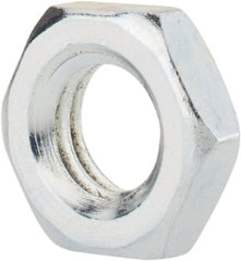 Value Collection - M8x1.25 Steel Right Hand Hex Jam Nut - 13mm Across Flats, 4mm High, Zinc-Plated Finish - Exact Tooling