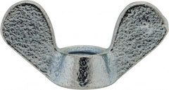 Value Collection - M8x1.25, Zinc Plated, Iron Standard Wing Nut - 3.6mm Wing Span, 18mm Wing Span - Exact Tooling