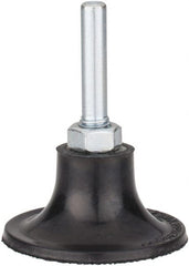 Tru-Maxx - 2" Diam Quick-Change Type P Disc Backing Pad - 1/4" Shank Diam, Medium Density, 30,000 RPM, Quick-Lok Compatible - Exact Tooling