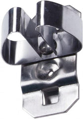 Triton - Spring Clip Standard Pegboard Hook - 2-3/4" Projection, Stainless Steel - Exact Tooling