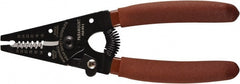 Paramount - 26 to 16 AWG Capacity Wire Stripper - 6" OAL, Plastic Dipped Handle - Exact Tooling