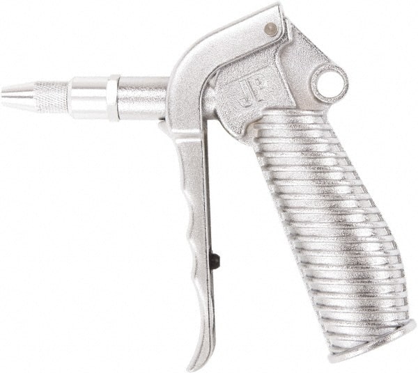 Value Collection - 230 Max psi Adjustable Safety Nozzle Adjustable Air Blow Gun - 1/4 NPT Inlet, Chrome Plated Aluminum - Exact Tooling