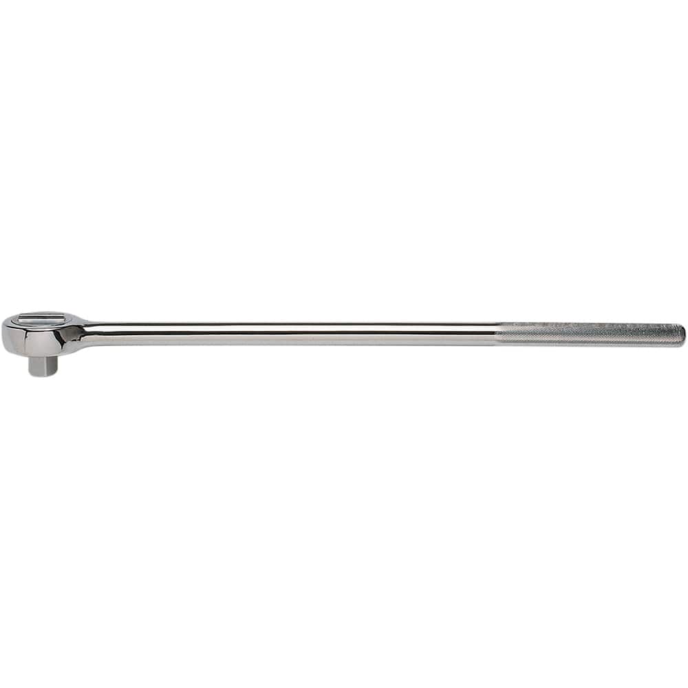 Wright Tool & Forge - Ratchets; Tool Type: Ratchet ; Drive Size (Inch): 3/4 ; Head Shape: Round ; Head Features: Reversible ; Finish/Coating: Full Polish Chrome ; Overall Length (Inch): 24 - Exact Tooling