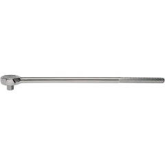 Wright Tool & Forge - Ratchets; Tool Type: Ratchet ; Drive Size (Inch): 3/4 ; Head Shape: Round ; Head Features: Reversible ; Finish/Coating: Full Polish Chrome ; Overall Length (Inch): 24 - Exact Tooling