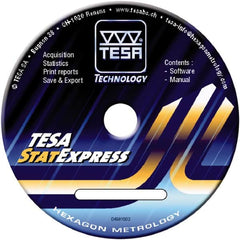 TESA Brown & Sharpe - Quality Assurance SPC Software - Compatible with Windows, For Use with Twin-Cal Calipers - Exact Tooling