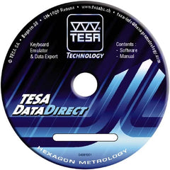 TESA Brown & Sharpe - Data Collection/Reporting SPC Software - Compatible with Windows, For Use with Twin-Cal Calipers - Exact Tooling