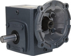 Boston Gear - 3 Centerline Distance, 50:1, 35 RPM Output, 1.45 Input Horsepower, 2,016 Lbs. Max Torque, Speed Reducer - Part No. F730-50-B5-G, 1-1/4" Shaft Diam, Single Shaft Left, 7/8" Bore, 8.88" High, 56C NEMA - Exact Tooling