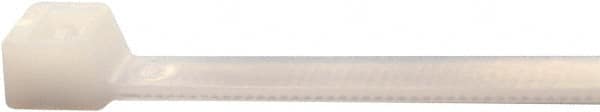 Value Collection - 11.4" Long Natural (Color) Nylon Standard Cable Tie - 40 Lb Tensile Strength, 82mm Max Bundle Diam - Exact Tooling