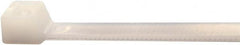 Value Collection - 11.4" Long Natural (Color) Nylon Standard Cable Tie - 40 Lb Tensile Strength, 82mm Max Bundle Diam - Exact Tooling