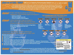 NMC - GHS General Safety & Accident Prevention Training Kit - Spanish, 18" Wide x 24" High, Blue Background - Exact Tooling