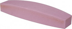 Grier Abrasives - 120 Grit Aluminum Oxide Boat (Shape) Polishing Stone - Exact Tooling