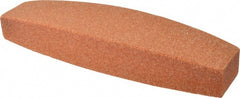 Grier Abrasives - 60 Grit Aluminum Oxide Boat (Shape) Polishing Stone - Exact Tooling