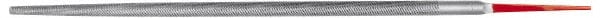 Simonds File - 8" Long, Smooth Cut, Round American-Pattern File - Double Cut, Tang - Exact Tooling