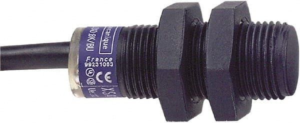 Telemecanique Sensors - PNP, NO/NC, 4mm Detection, Cylinder, Inductive Proximity Sensor - 4 Wires, IP68, 12 to 24 VDC, M12x1 Thread, 33mm Long - Exact Tooling