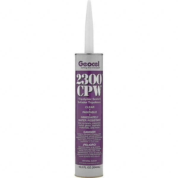 Geocel - 10.3 oz Tube Clear Tripolymer Sealant - Outdoor - Exact Tooling