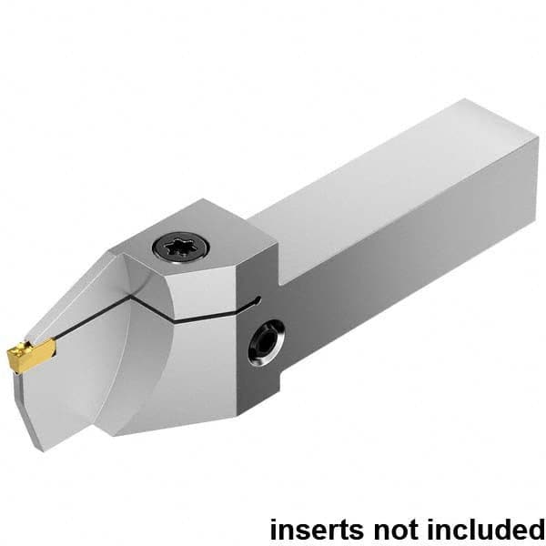 Kennametal - 16mm Max Depth, 4mm to 4mm Width, External Left Hand Indexable Grooving/Cutoff Toolholder - Exact Tooling