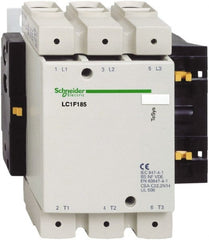 Schneider Electric - 3 Pole, 120 Coil VAC, 275 Amp at 440 VAC, Nonreversible IEC Contactor - Bureau Veritas, CCC, CSA, DNV, EN/IEC 60947-1, EN/IEC 60947-4-1, GL, JEM 1038, LROS, RINA, RMRoS, RoHS Compliant, UL Listed - Exact Tooling