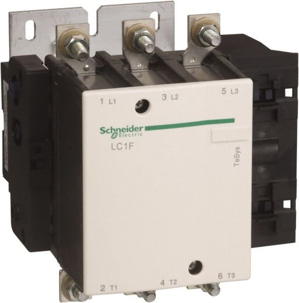 Schneider Electric - 3 Pole, 120 Coil VAC, 115 Amp at 440 VAC, Nonreversible IEC Contactor - Bureau Veritas, CCC, CSA, DNV, EN/IEC 60947-1, EN/IEC 60947-4-1, GL, JEM 1038, LROS, RINA, RMRoS, RoHS Compliant, UL Listed - Exact Tooling