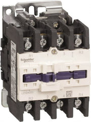 Schneider Electric - 4 Pole, 110 Coil VAC at 50/60 Hz, 60 Amp at 440 VAC, Nonreversible IEC Contactor - Bureau Veritas, CCC, CSA, CSA C22.2 No. 14, DNV, EN/IEC 60947-4-1, EN/IEC 60947-5-1, GL, GOST, LROS, RINA, RoHS Compliant, UL 508, UL Listed - Exact Tooling