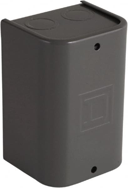 Square D - Steel Power Relay Enclosure Screw Cover - NEMA 1, 92mm Wide x 134.11 mm High x 84mm Deep - Exact Tooling