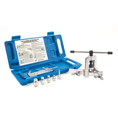 Value Collection - Flaring Tools & Tube Expanders; Type: Tubing Tools ; Maximum Pipe Capacity (Inch): 3/4 ; Minimum Pipe Capacity: 3/16 (Inch); Cuts Material Type: Copper; Soft Copper, Aluminum, Brass & Mild Steel ; Number of Pieces: 7.000 ; Kit Includes - Exact Tooling