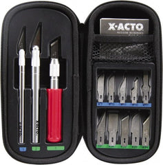 X-ACTO - Hobby Knife Set - 16 Pieces, Includes 3 Knives & 16 Blades - Exact Tooling