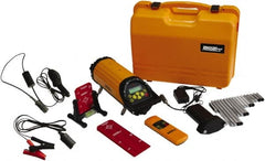 Johnson Level & Tool - 1 Beam 800' Max Range Self Leveling Pipe Laser - Red Beam, 1/16" at 100' Accuracy, 5-1/4" Long x 15" High, Battery Included - Exact Tooling
