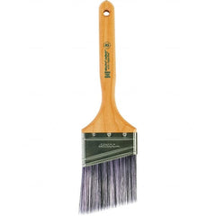 Wooster Brush - 3" Angled Synthetic Sash Brush - 3-3/16" Bristle Length, 7.88" Maple Fluted Handle - Exact Tooling