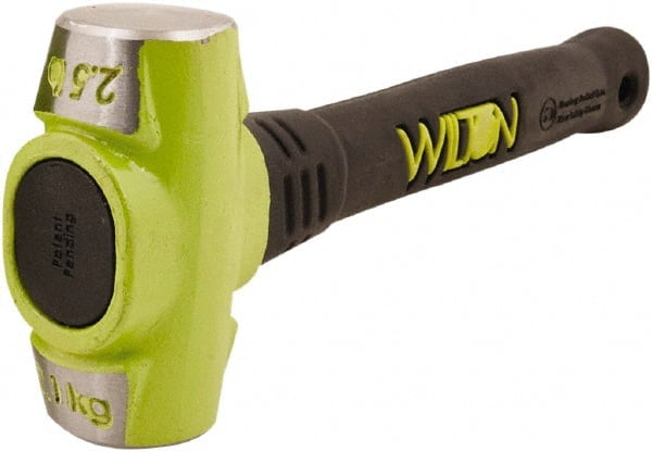 Wilton - 2-1/2 Lb Head, 12" Long Sledge Hammer - Steel Head, Steel Handle with Grip - Exact Tooling