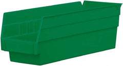 Akro-Mils - 11-5/8" Deep, Green Hopper Shelf Bin - 4" High x 4-1/8" Wide x 11-5/8" Long - Exact Tooling