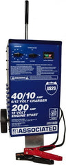 Associated Equipment - 6/12 Volt Automatic Charger - 40 Amps/10 Amps, 200 Starter Amps - Exact Tooling