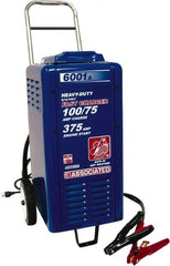 Associated Equipment - 6/12 Volt Battery Charger - 100 Amps/75 Amps, 375 Starter Amps - Exact Tooling