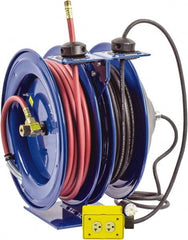CoxReels - 50' Spring Retractable Hose Reel - 300 psi, Hose Included - Exact Tooling