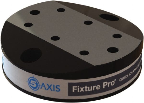 Jergens - 130mm Long x 130mm Wide x 35mm High Steel Fixture Plate - 35mm Plate Thickness - Exact Tooling