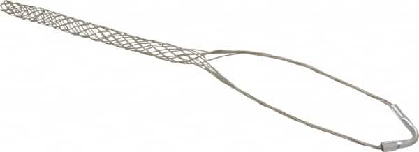 Woodhead Electrical - 1 to 1.24 Inch Cable Diameter, Tinned Bronze, Single Loop Support Grip - 15 Inch Long, 1,680 Lb. Breaking Strength, 15 Inch Mesh Length - Exact Tooling