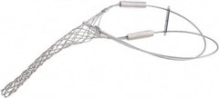 Woodhead Electrical - 0.82 to 1 Inch Cable Diameter, Galvanized Steel, Locking Bale and Universal Loop Support Grip - 24-1/2 Inch Long, 1,900 Lb. Breaking Strength, 8-1/2 Inch Mesh Length - Exact Tooling