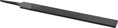 Value Collection - 8" Long, Smooth Cut, Hand American-Pattern File - Double Cut, 7/32" Overall Thickness, Tang - Exact Tooling