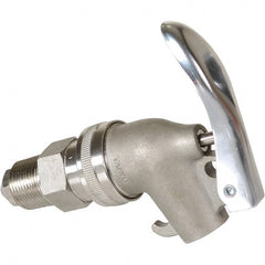 Vestil - 3/4" NPT Stainless Steel Adjustable Drum Faucet - 6" Long Extension - Exact Tooling
