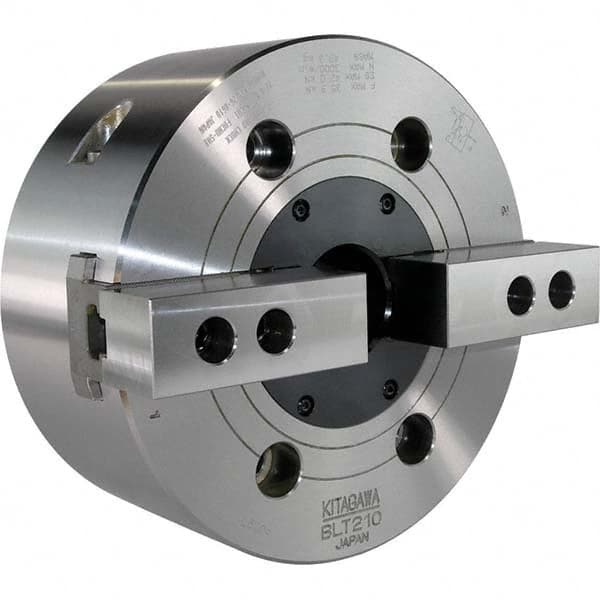 Kitagawa - Power Lathe Chucks Chuck Diameter (Decimal Inch): 10.0000 Number of Jaws: 2 - Exact Tooling