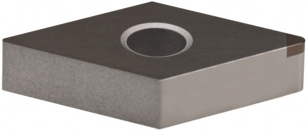 Sumitomo - NU-DNMA431 Grade BN350 PCBN Turning Insert - Uncoated, 55° Diamond, 1/2" Inscr Circle, 3/16" Thick, 1/64" Corner Radius - Exact Tooling