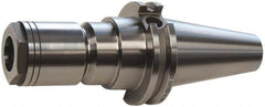 Accupro - 3/64" to 1/4" Capacity, 3" Projection, CAT40 Taper Shank, DA300 Collet Chuck - 0.0002" TIR, Through-Spindle & DIN Flange Coolant - Exact Tooling