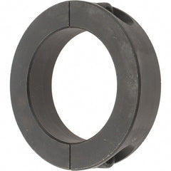 Value Collection - 2-3/16" Bore, Steel, Two Piece Shaft Collar - 3-1/4" Outside Diam, 3/4" Wide - Exact Tooling