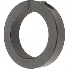 Value Collection - 2-7/16" Bore, Steel, One Piece One Piece Split Shaft Collar - 3-1/2" Outside Diam, 3/4" Wide - Exact Tooling