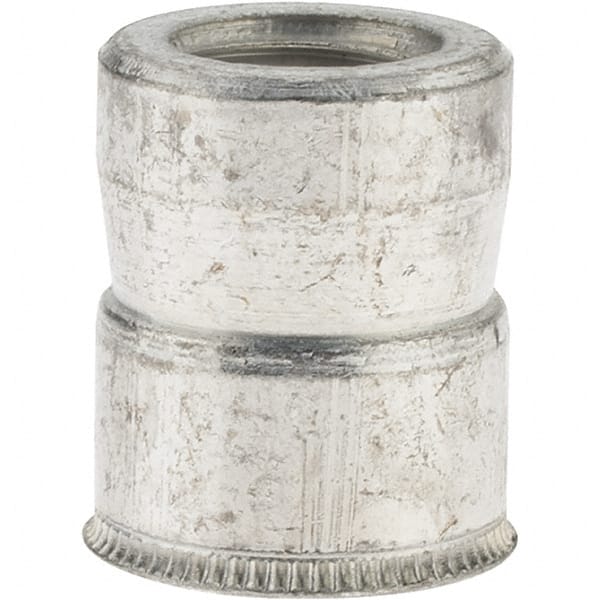 Value Collection - 5/16-24 UNF, Cadmium-Plated, Steel Knurled Rivet Nut Inserts - 0.03" to 0.09" Grip, 1/2" Drill Size, 0.528" Body Diam - Exact Tooling