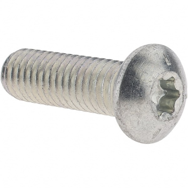 Value Collection - 3/8-16 UNC, 1-1/4" Length Under Head Slotted Drive Machine Screw - Truss Head, Grade J82 Steel, Zinc-Plated Finish, Without Washer - Exact Tooling